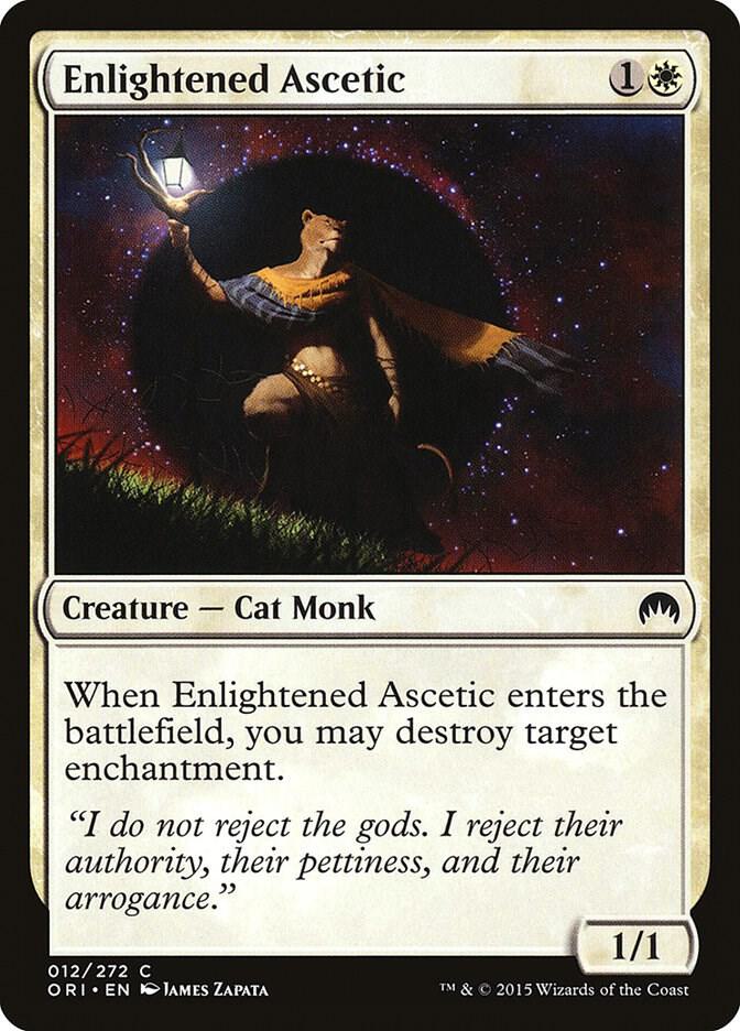 Enlightened Ascetic 12 card from Magic Origins