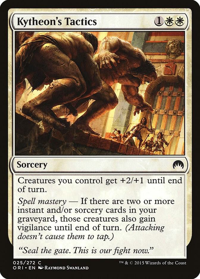 Kytheon's Tactics 25 card from Magic Origins