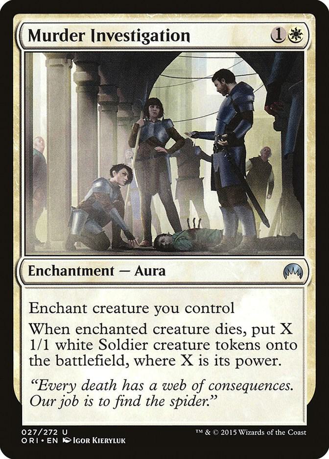 Murder Investigation 27 card from Magic Origins