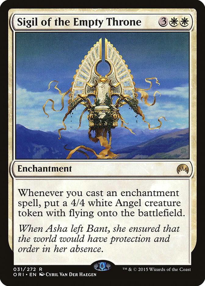 Sigil of the Empty Throne 31 card from Magic Origins