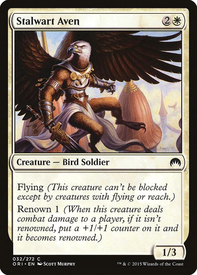 Stalwart Aven 32 card from Magic Origins