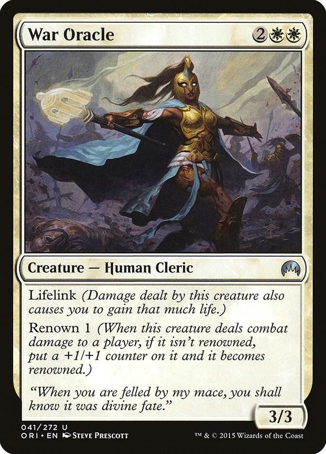 War Oracle 41 card from Magic Origins