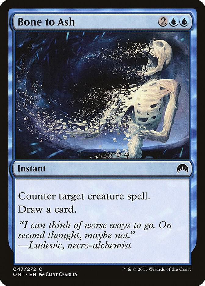 Bone to Ash 47 card from Magic Origins