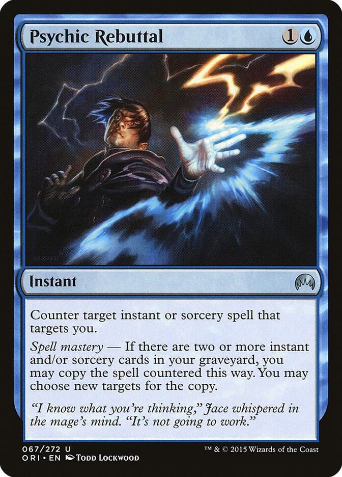 Psychic Rebuttal 67 card from Magic Origins