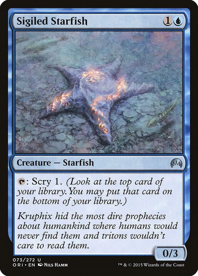 Sigiled Starfish 73 card from Magic Origins