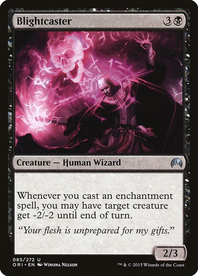 Blightcaster 85 card from Magic Origins