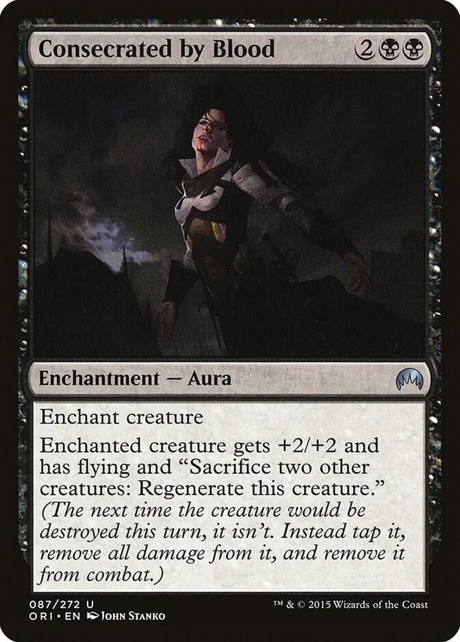 Consecrated by Blood 87 card from Magic Origins