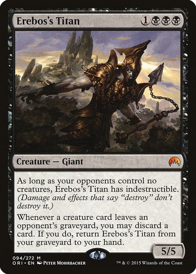 Erebos's Titan 94 card from Magic Origins