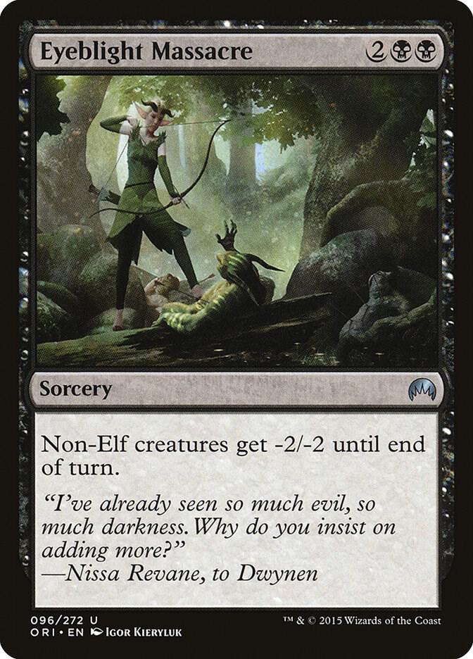 Eyeblight Massacre 96 card from Magic Origins
