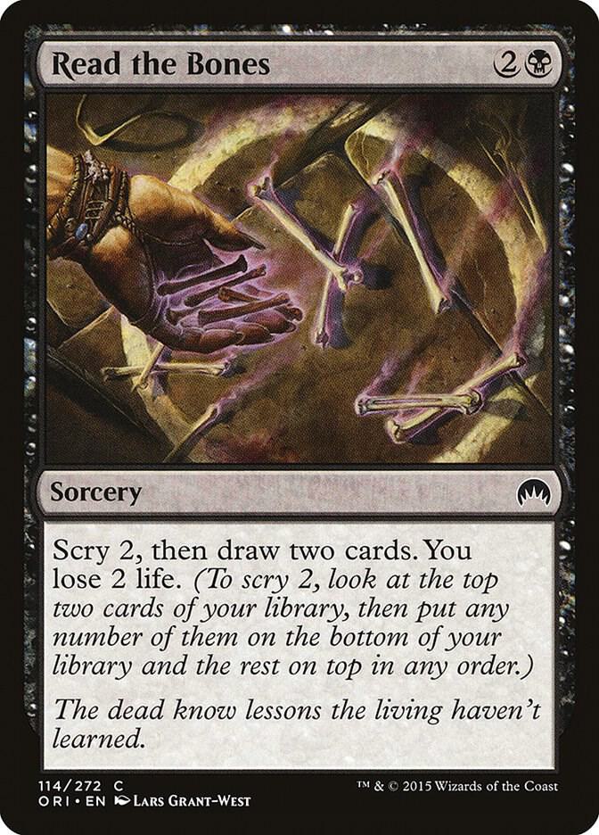 Read the Bones 114 card from Magic Origins