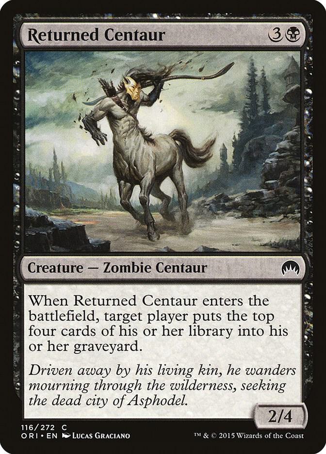 Returned Centaur 116 card from Magic Origins