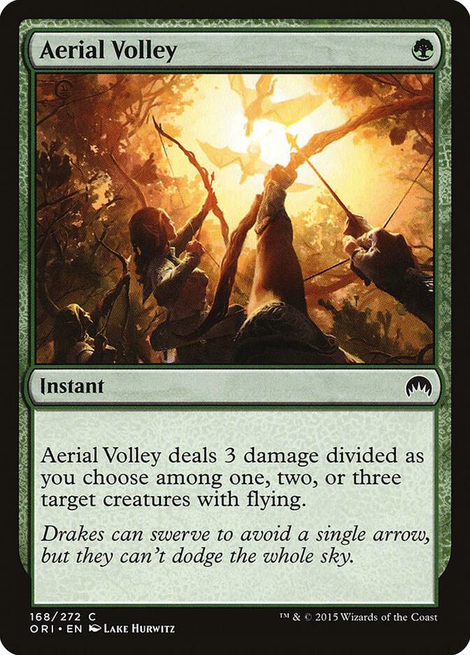 Aerial Volley 168 card from Magic Origins