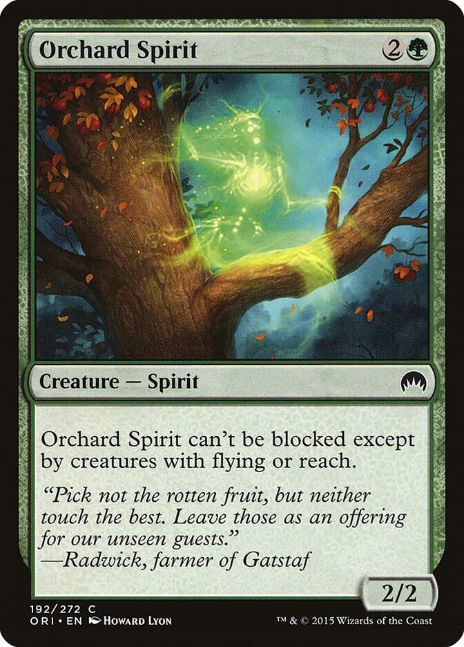 Orchard Spirit 192 card from Magic Origins