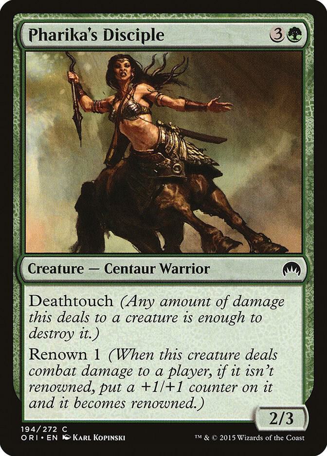 Pharika's Disciple 194 card from Magic Origins