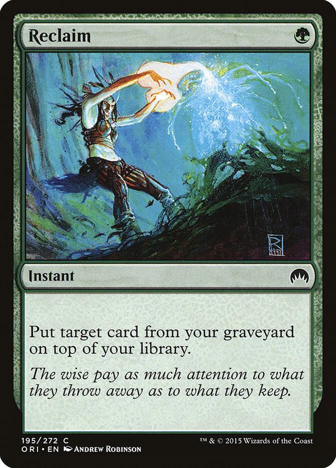 Reclaim 195 card from Magic Origins