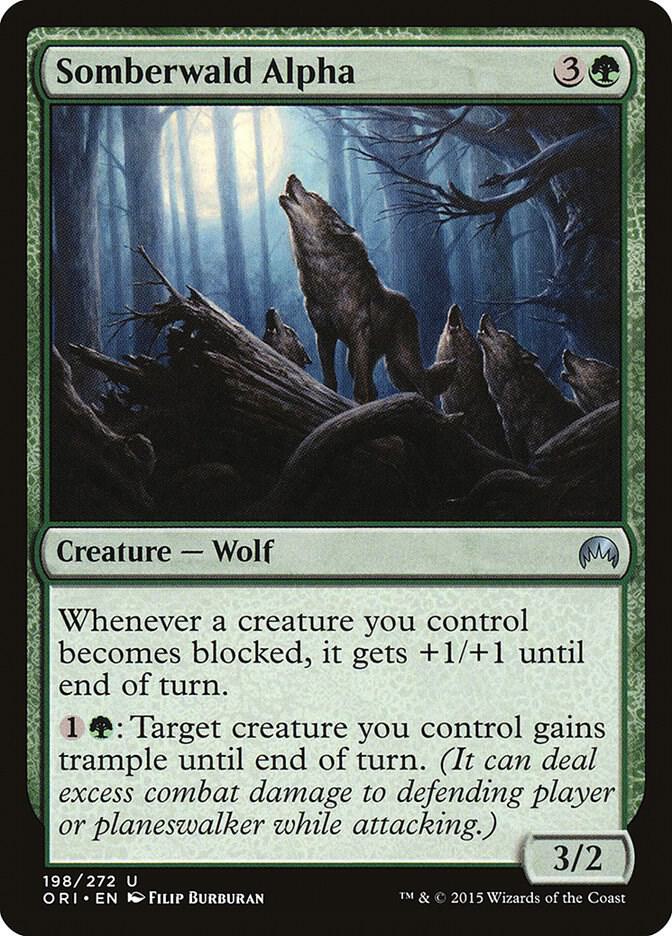 Somberwald Alpha 198 card from Magic Origins