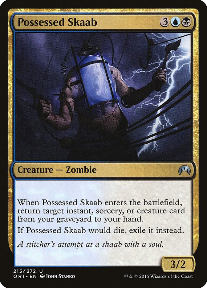 Possessed Skaab 215 card from Magic Origins
