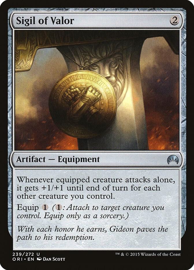 Sigil of Valor 239 card from Magic Origins