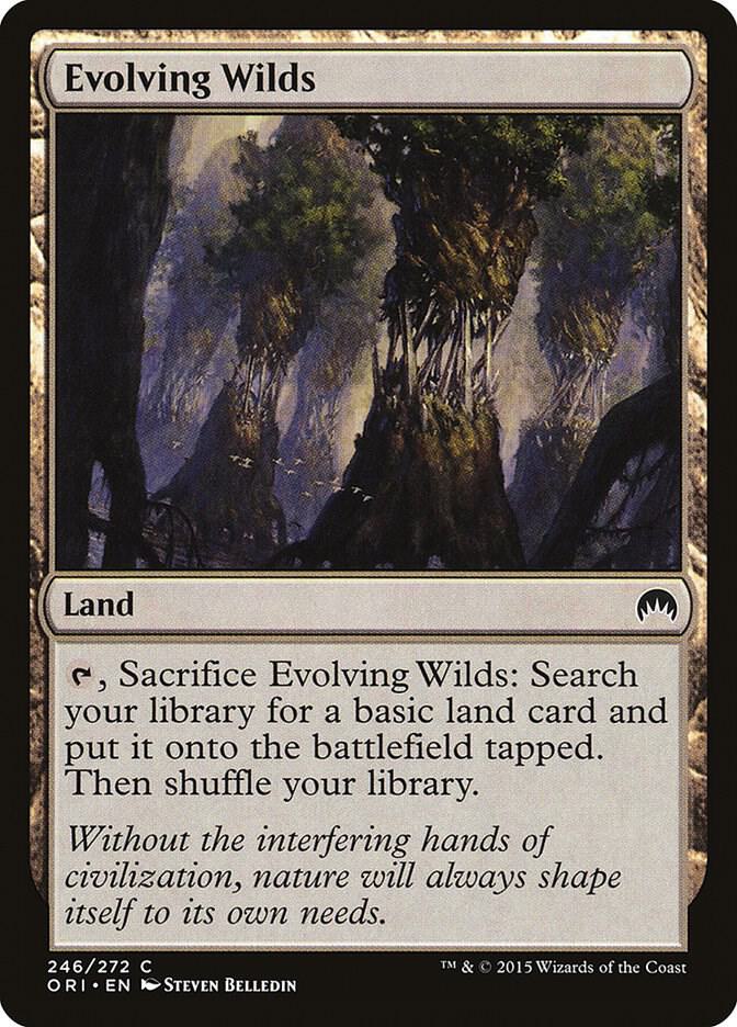 Evolving Wilds 246 card from Magic Origins