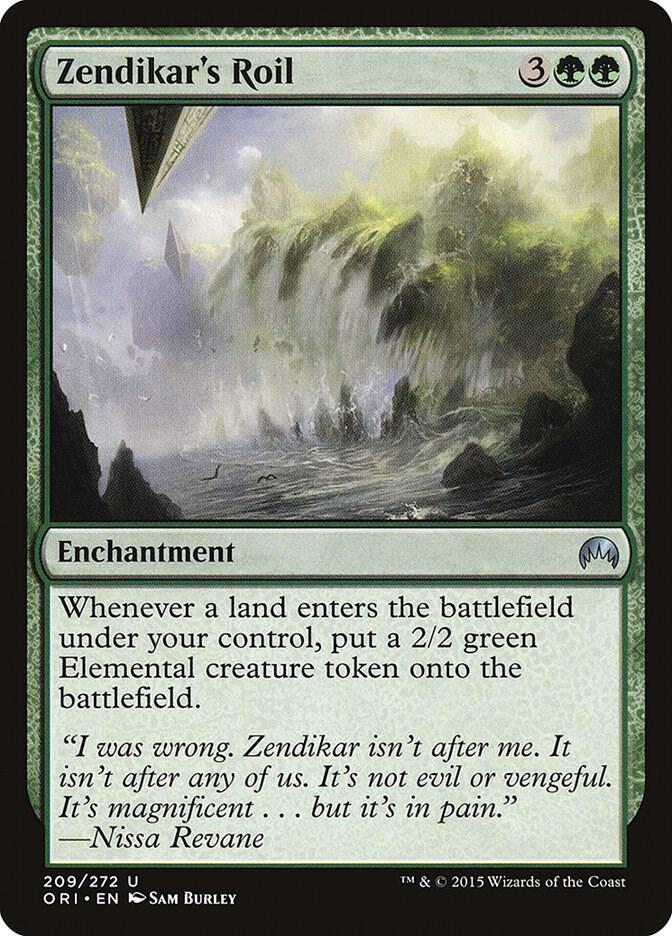 Zendikar's Roil 209 card from Magic Origins