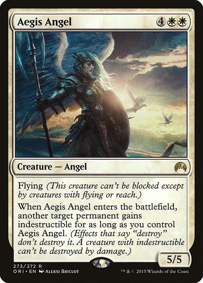 Aegis Angel 273 card from Magic Origins
