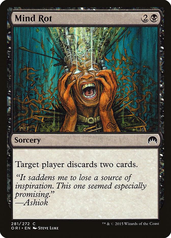 Mind Rot 281 card from Magic Origins