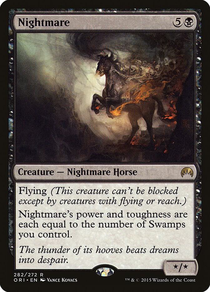 Nightmare 282 card from Magic Origins