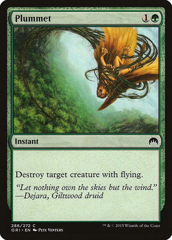 Plummet 286 card from Magic Origins