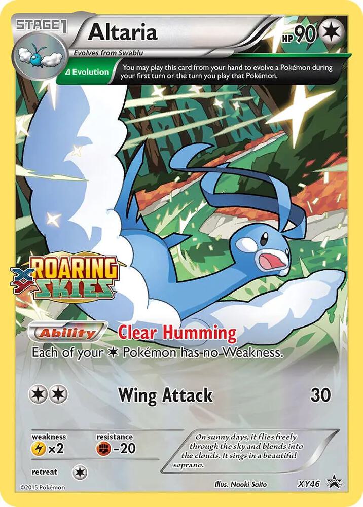 Altaria (Prerelease) XY46 card from XY Promos