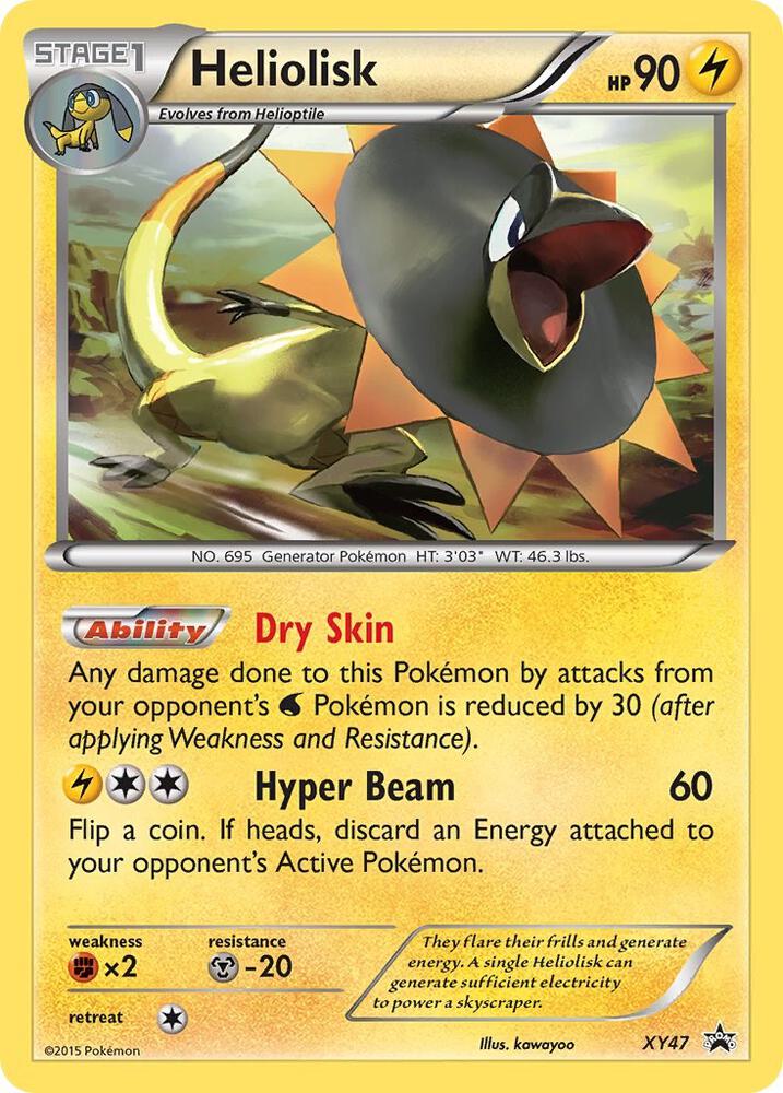 Heliolisk XY47 card from XY Promos