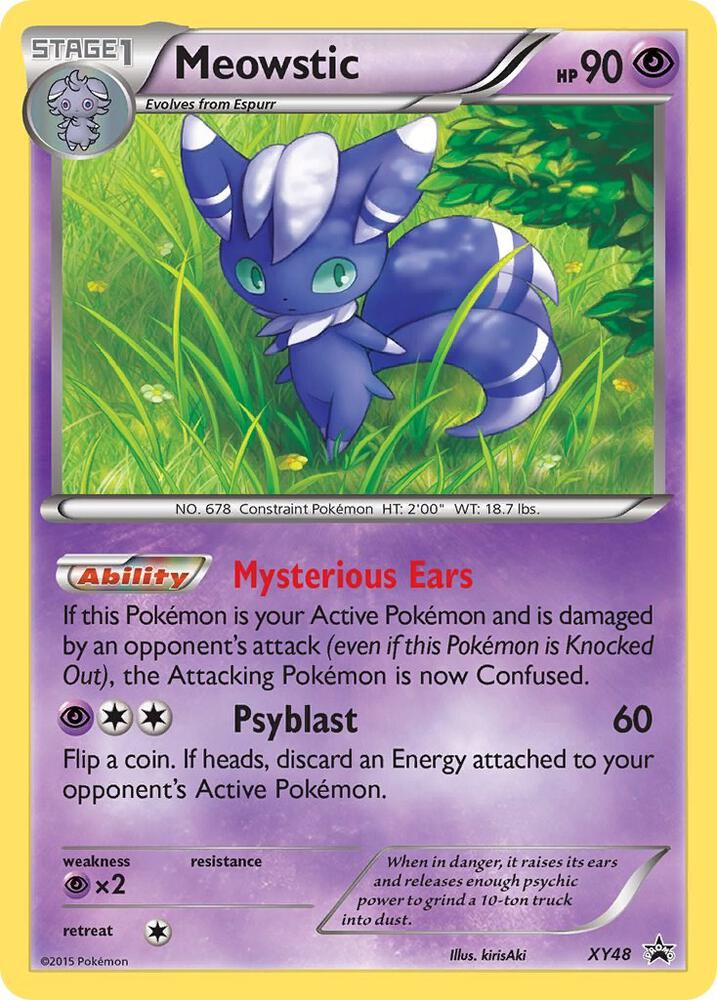 Meowstic XY48 card from XY Promos