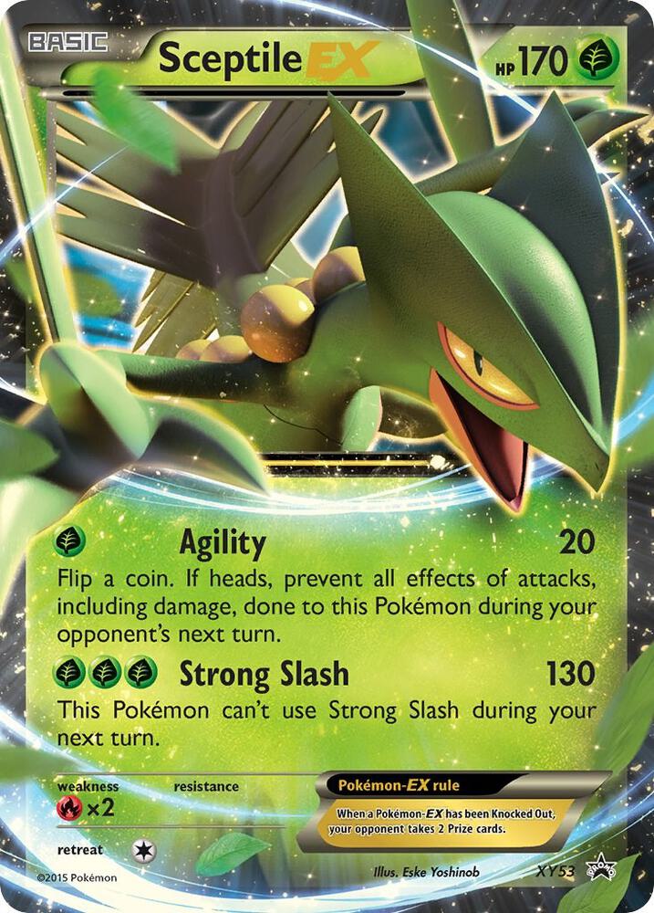 Sceptile EX XY53 card from XY Promos