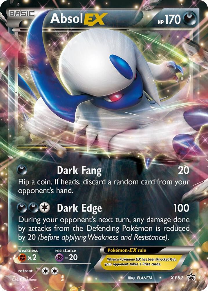 Absol EX XY62 card from XY Promos