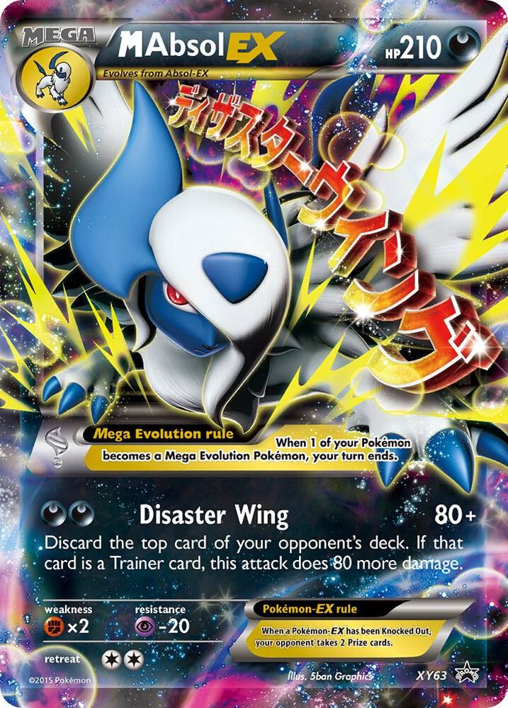 M Absol EX XY63 card from XY Promos