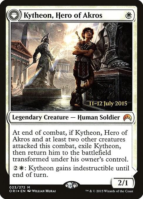 Kytheon, Hero of Akros 23 card from Prerelease Cards