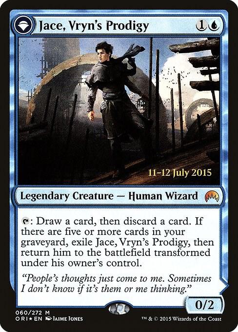 Jace, Vryn's Prodigy 60 card from Prerelease Cards