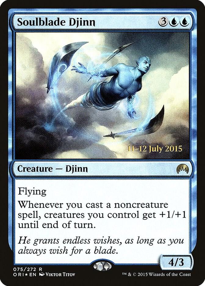 Soulblade Djinn 75 card from Prerelease Cards