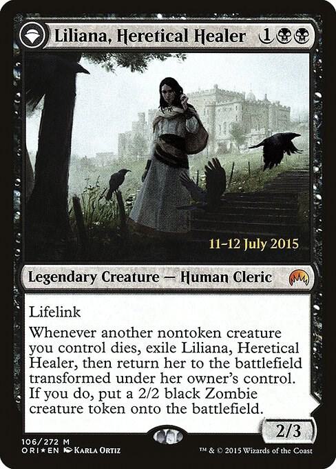 Liliana, Heretical Healer 106 card from Prerelease Cards