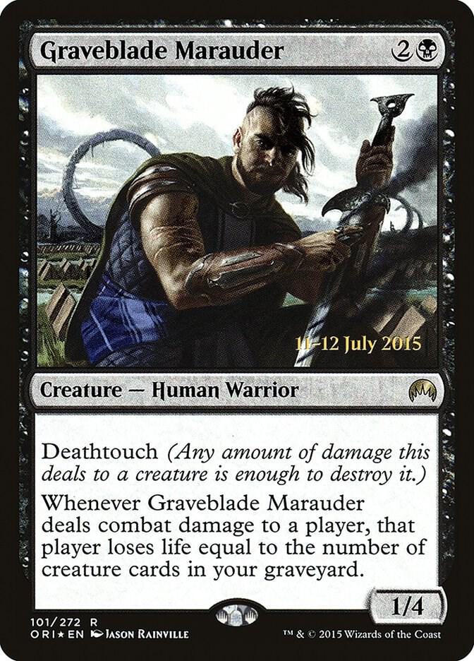 Graveblade Marauder 101 card from Prerelease Cards