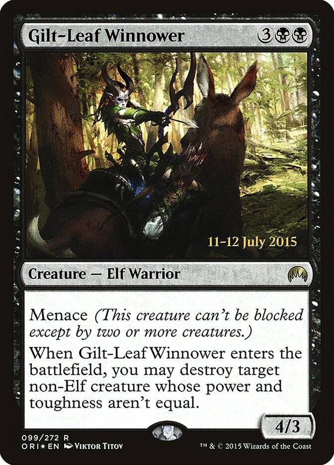 Gilt-Leaf Winnower 99 card from Prerelease Cards
