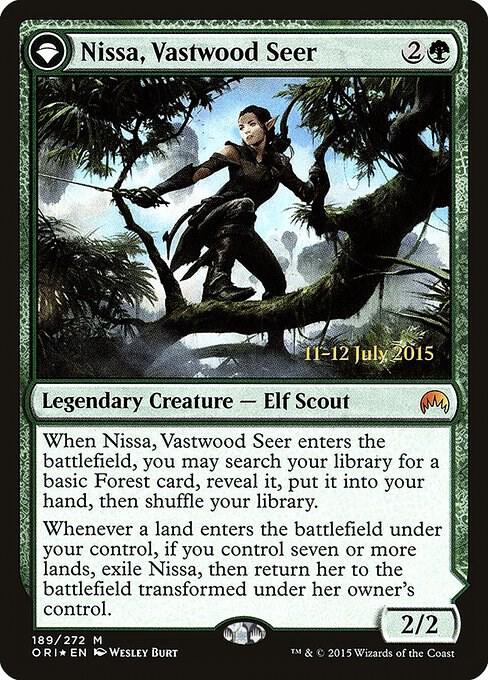Nissa, Vastwood Seer 189 card from Prerelease Cards