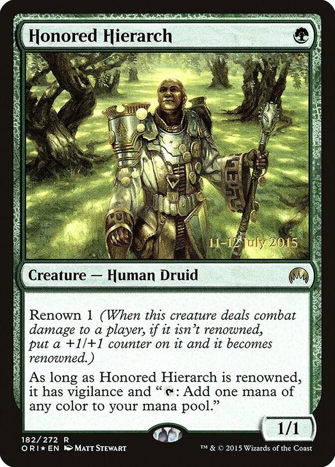Honored Hierarch 182 card from Prerelease Cards