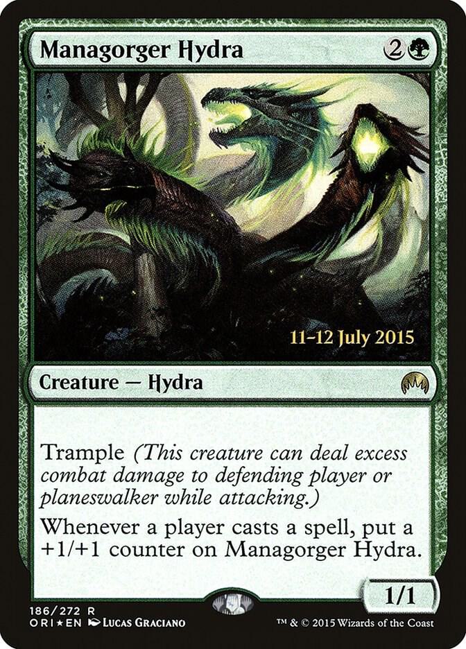 Managorger Hydra 186 card from Prerelease Cards