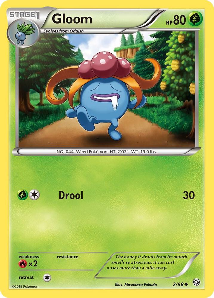 Gloom 2/98 card from XY - Ancient Origins
