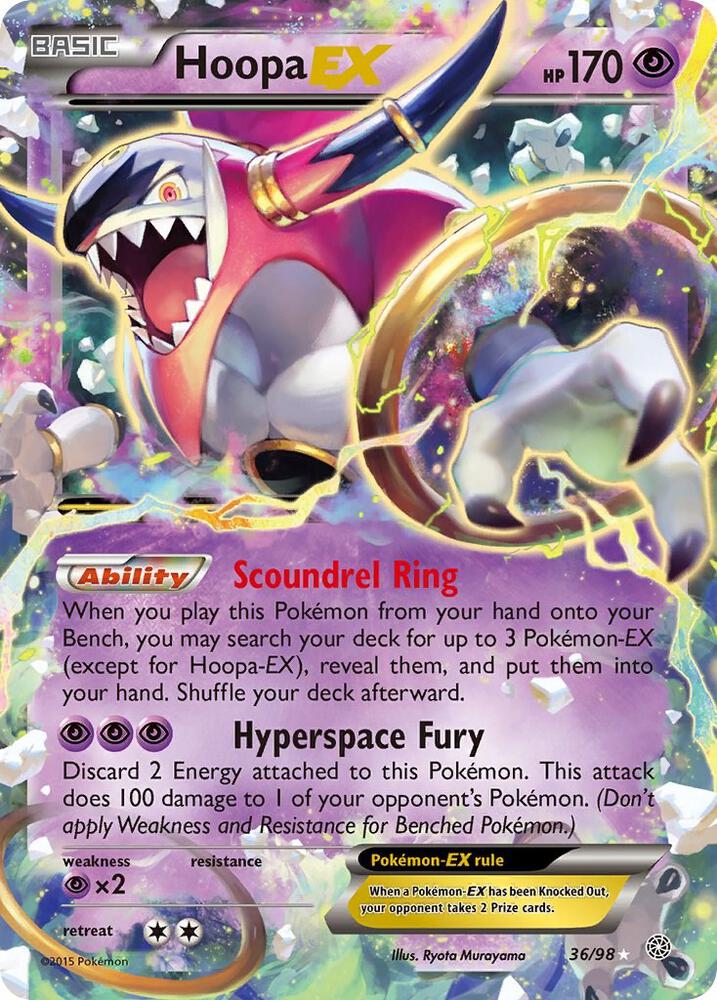 Hoopa EX 36/98 card from XY - Ancient Origins