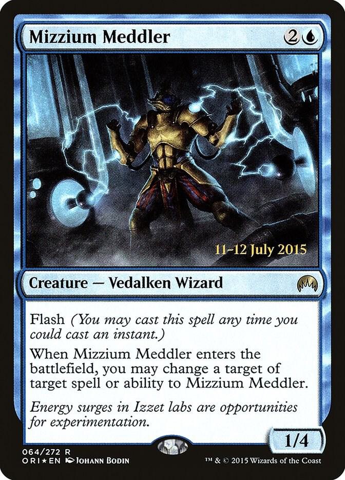 Mizzium Meddler 64 card from Prerelease Cards