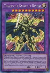 Timaeus the Knight of Destiny DRL2-EN001 card from Dragons of Legend 2