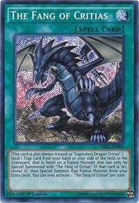 The Fang of Critias DRL2-EN006 card from Dragons of Legend 2