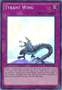 Tyrant Wing DRL2-EN007 card from Dragons of Legend 2