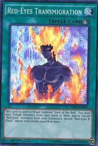 Red-Eyes Transmigration DRL2-EN017 card from Dragons of Legend 2